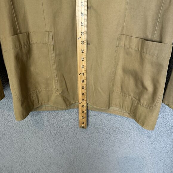 S‎ Territory Ahead Blazer Jacket Men's L Beige Silk Cotton Blend 3 Button - Picture 5 of 6